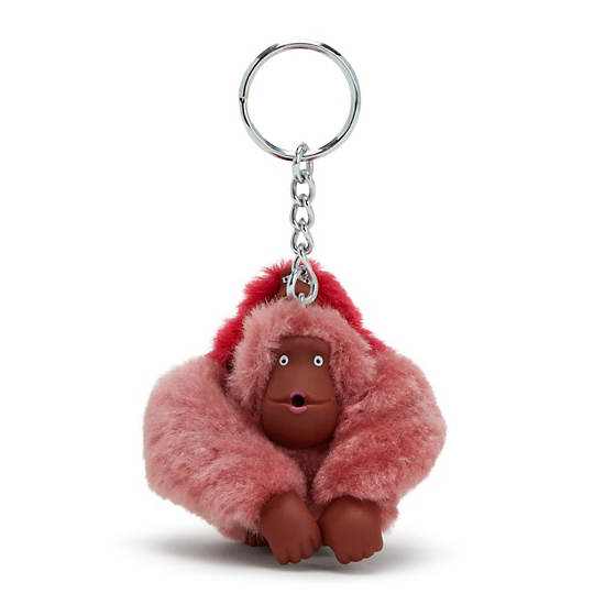 Kipling Mom And Baby Sven Monkey Keychain Accessories Rød | DK 1950BE